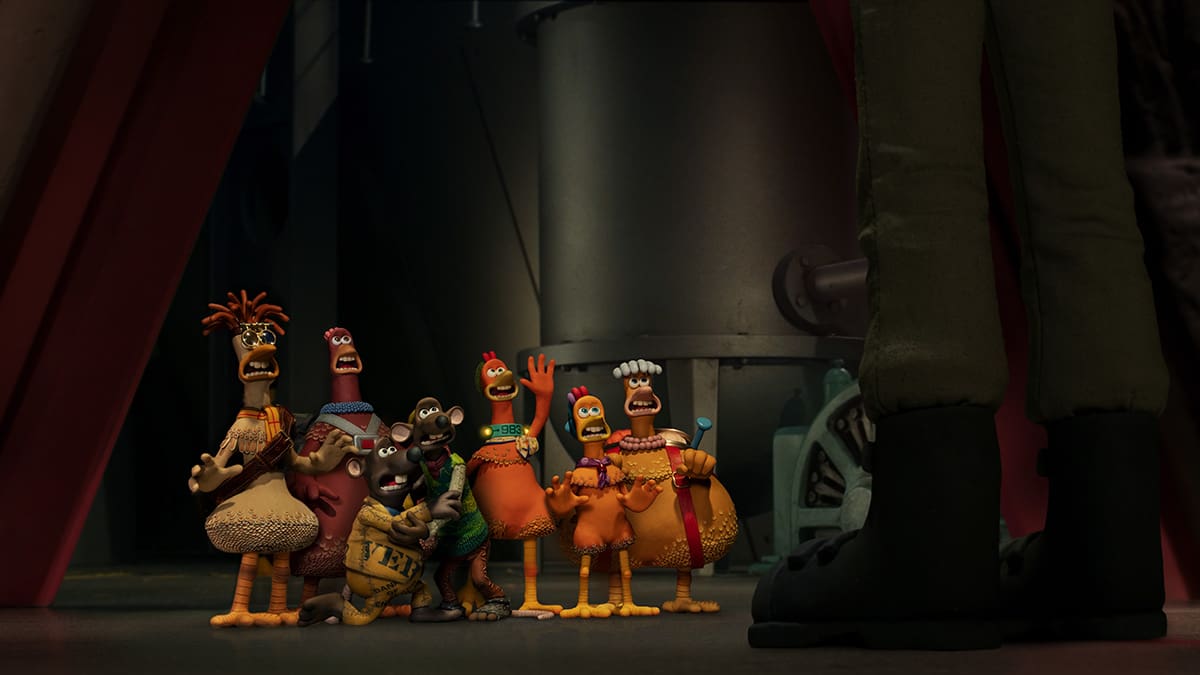 todos os personagens de Chicken Run no segundo filme