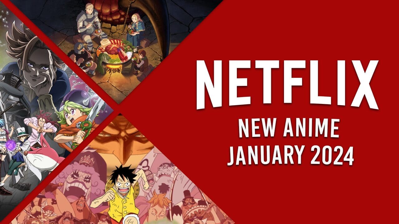 novo anime na Netflix em janeiro de 2024