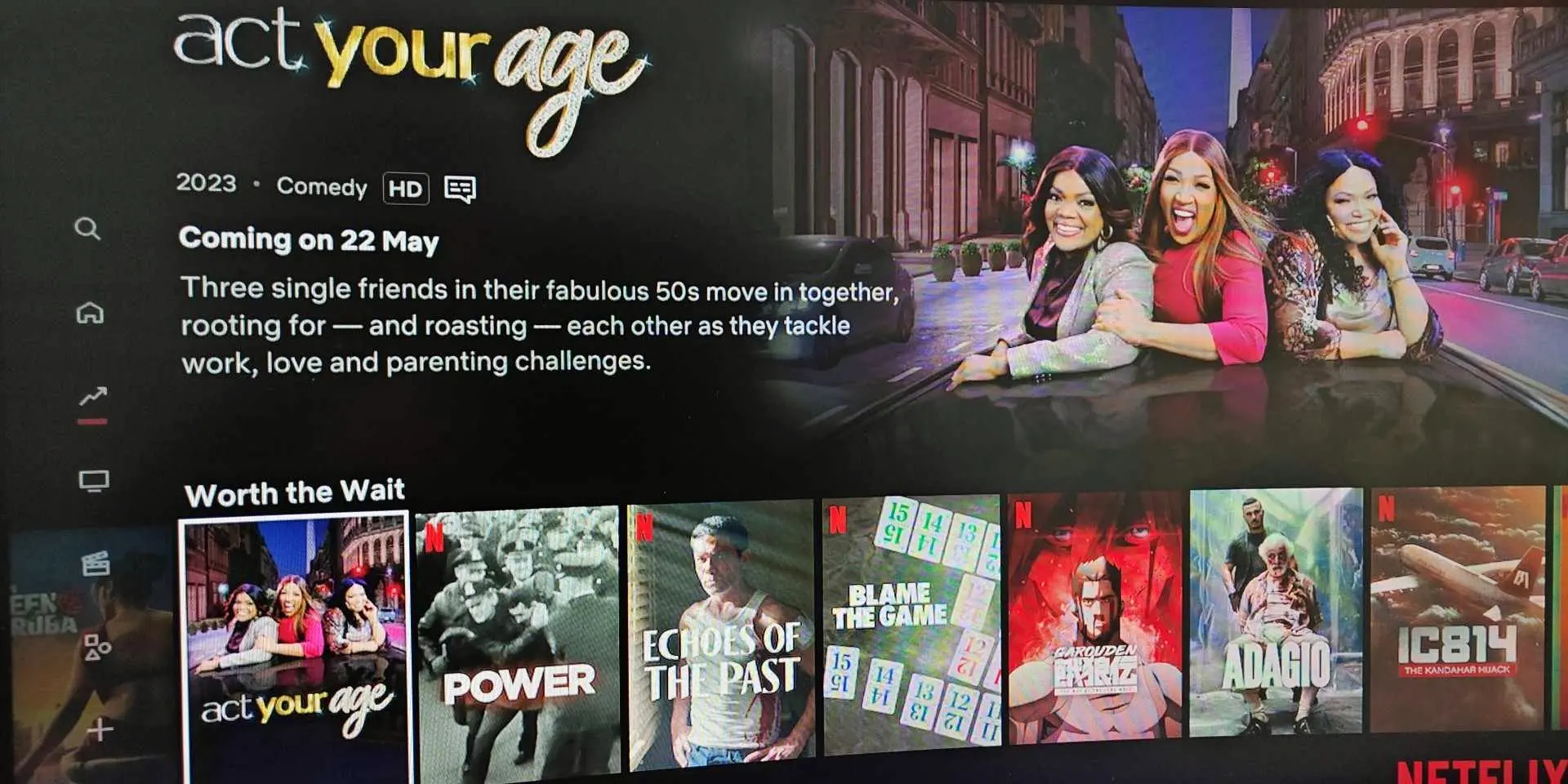 Aja de acordo com sua idade, data de lançamento do Netflix no aplicativo